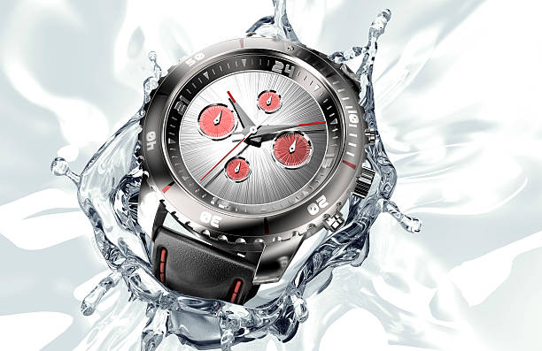 istock beautifull watch falling in water 530758080