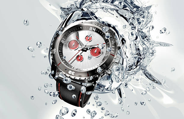 istock beautifull watch falling in water 530758130