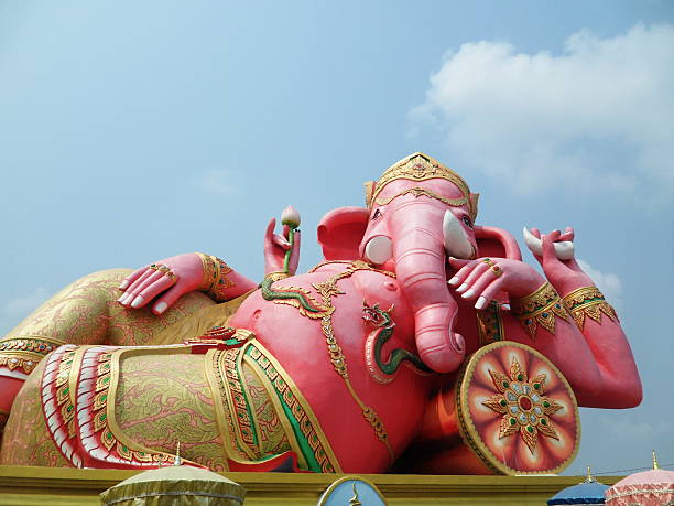 istock elephant - headed god in pink 530758609