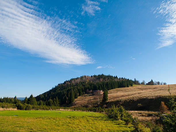 istock Bukovec hill and Jizerka village 530760115