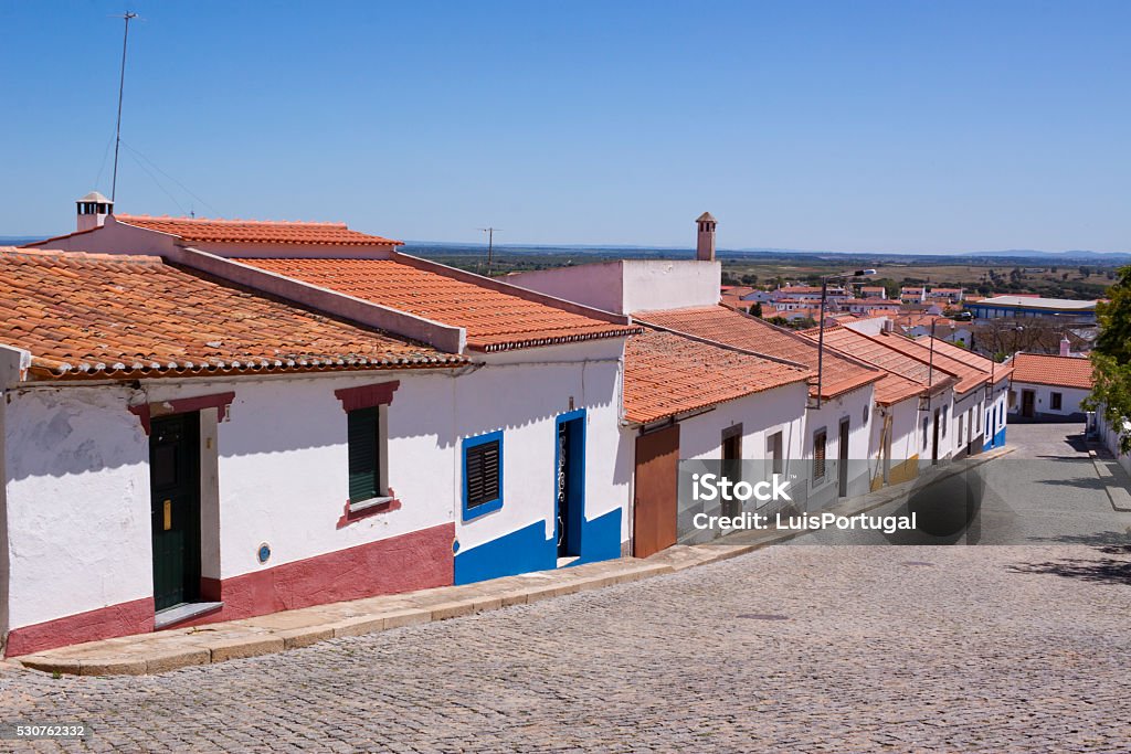 Traditional Village of Mourão Traditional Village of Mourão, Portugal Évora District Stock Photo