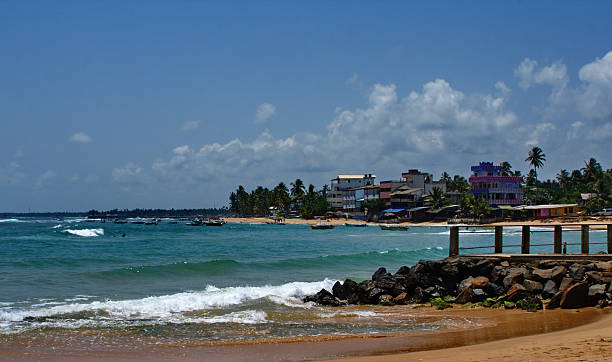 istock exotic tropic sea shore with surf in Sri Lanka 530763903