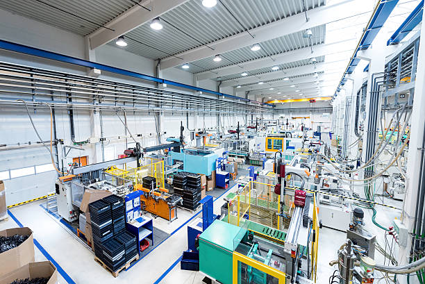 istock Industrial factory hall 530764386
