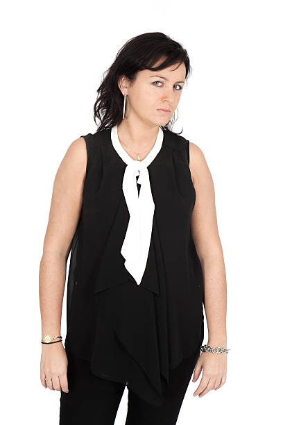 istock Beautiful woman doing different expressions in different sets of clothes 530764461