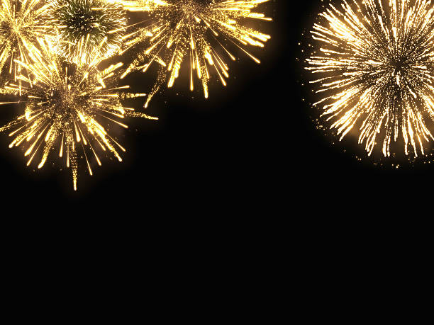 istock Spark of black background - Computational graphic 530764625