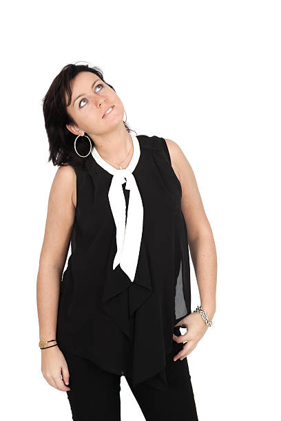 istock Beautiful woman doing different expressions in different sets of clothes 530765349