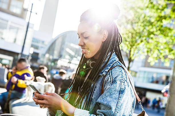 istock Young woman walking in Berlin - Alexanderplatz 530766602