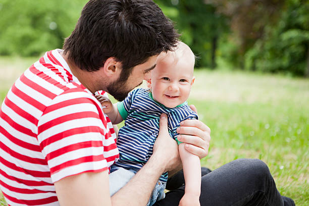 istock Father and son in nature 530767966