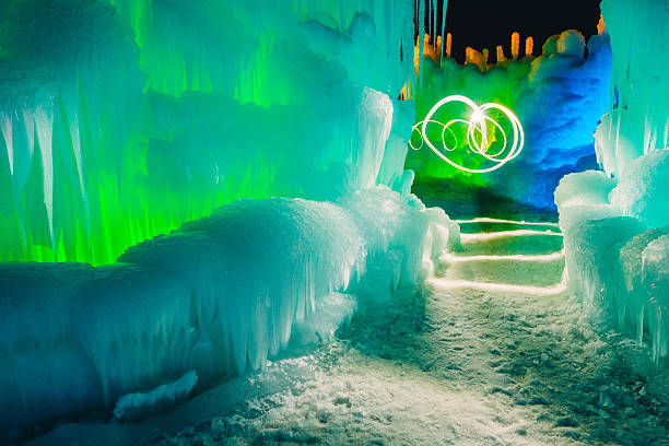 istock light painting fun at the ice castles 530768507