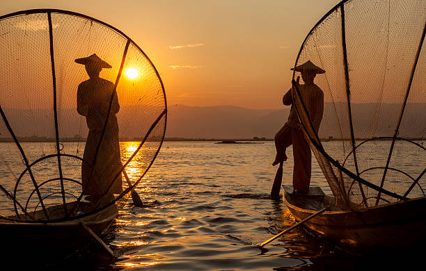 istock Burma fishermen 530769175