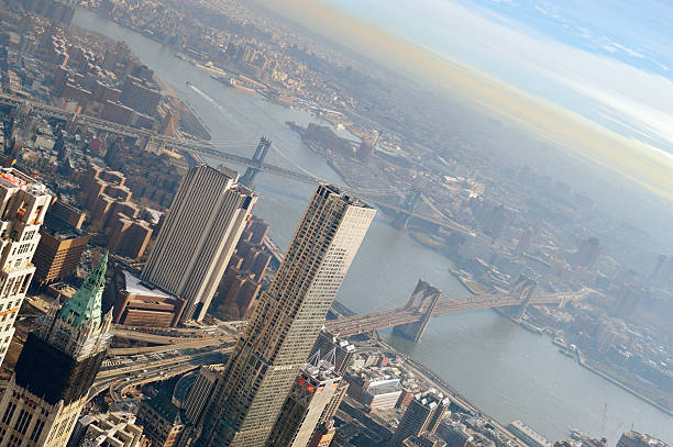 istock Aerial view of NYC. 530770668