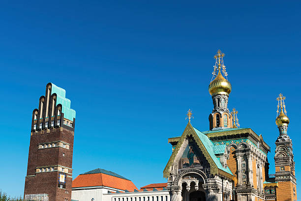 istock Wedding tower and church, Darmstadt 530771679