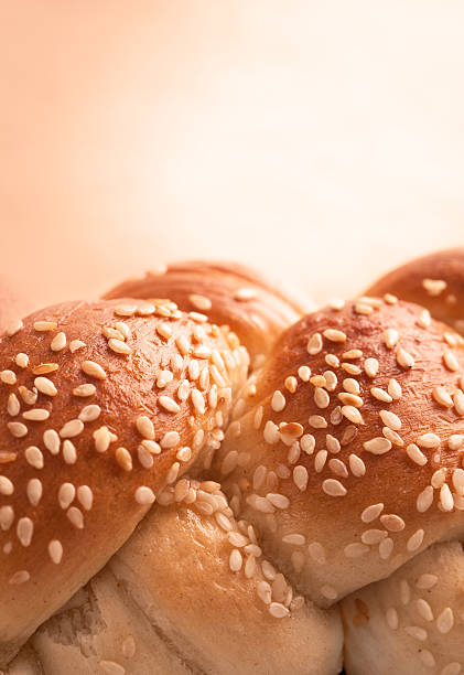 fresh pastry with sesame