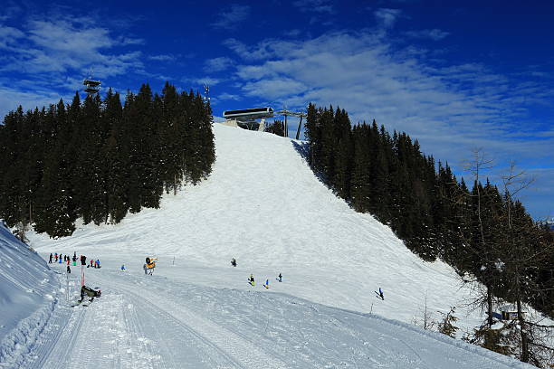 istock Skiing in St. Johann - Alpendorf Ski resort 530777055