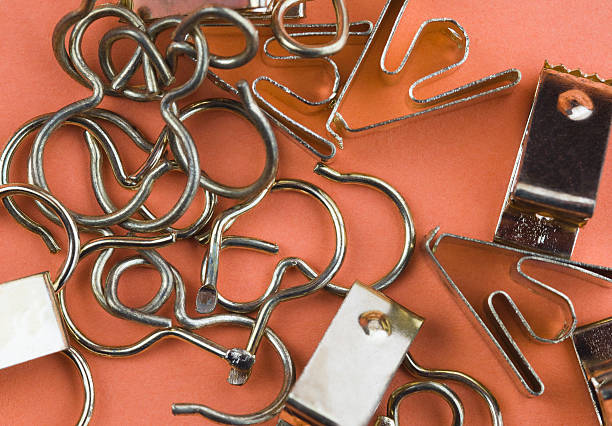 istock Collection of curtain accessories 530778725