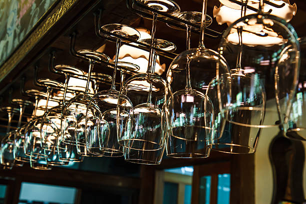 istock Wine glasses on the bar 530781619