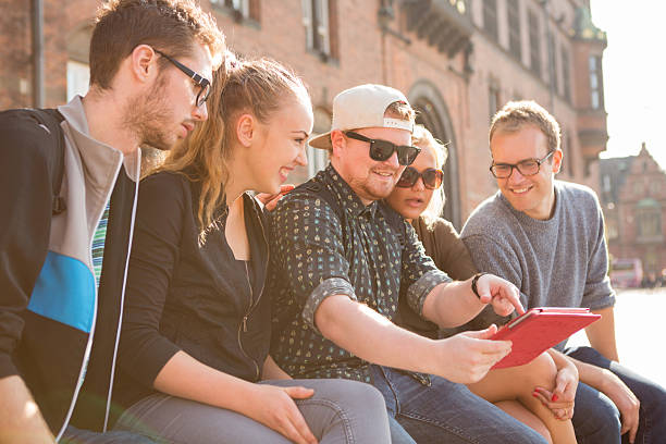 istock Friends having fun outdoors. 530781801