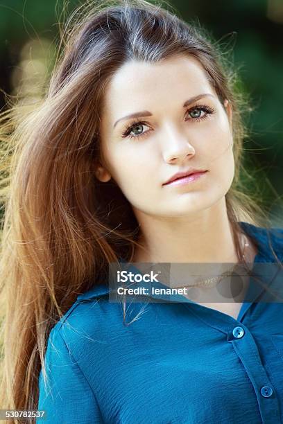 Beautiful Woman Face Stock Photo - Download Image Now - Adult, Adults Only, Back Lit
