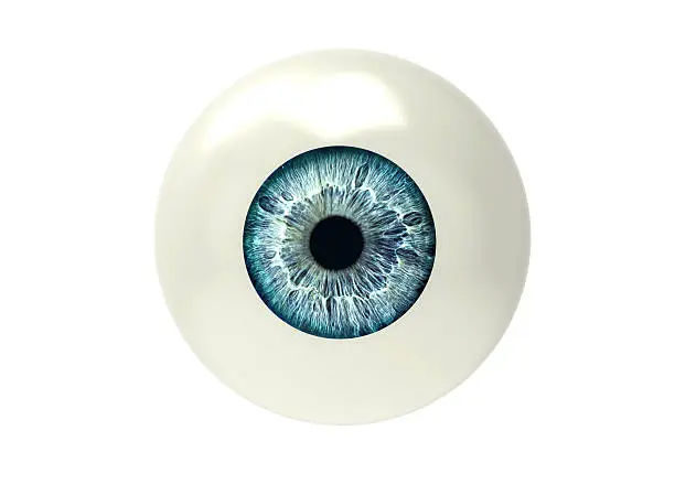 eyeball isolated on white