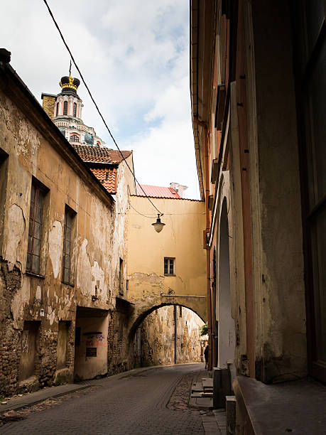 istock Old street in  Vilnius 530793679