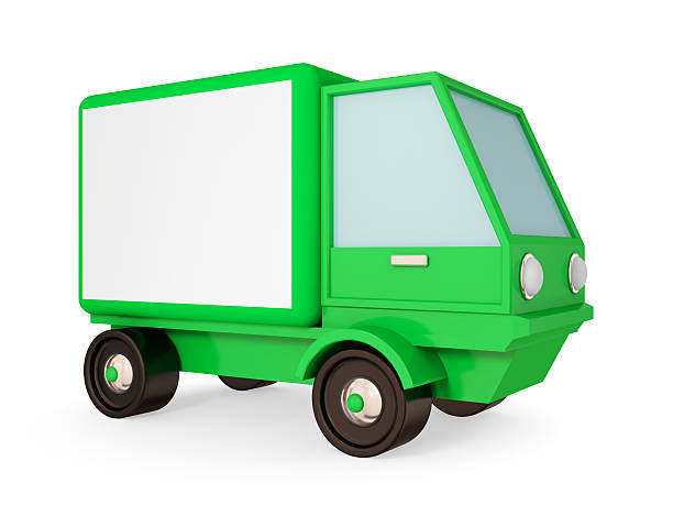 istock Green truck. 530794569