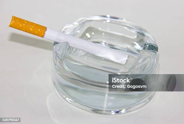 Ashtray And Cigarette Stock Photo - Download Image Now - 2015, Addiction, Ashtray