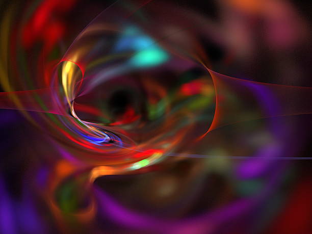 istock Digital Fractal on Black 530796069