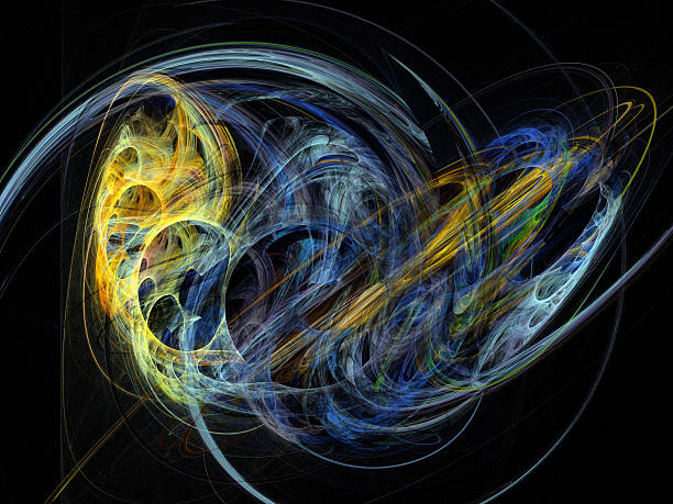 istock Digital Fractal on Black 530796381
