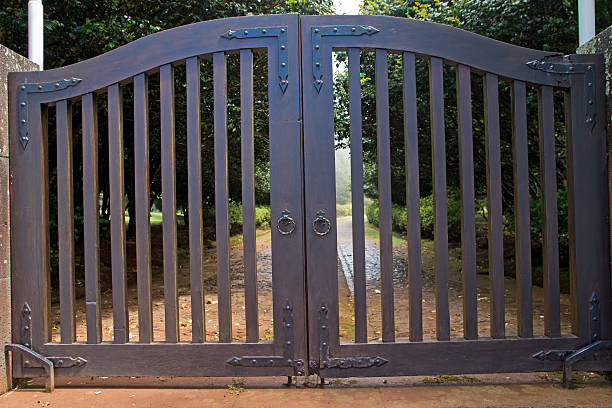 istock Old metal door 530796825