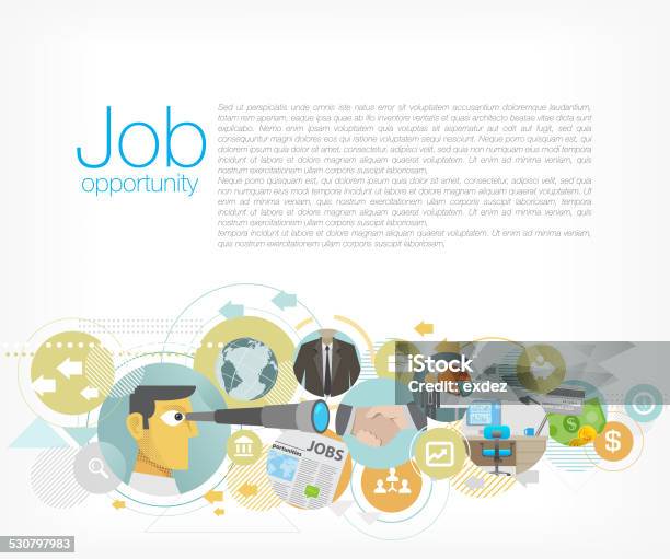 Job Opportunity Stock Illustration - Download Image Now - Business, Business Finance and Industry, Business Strategy