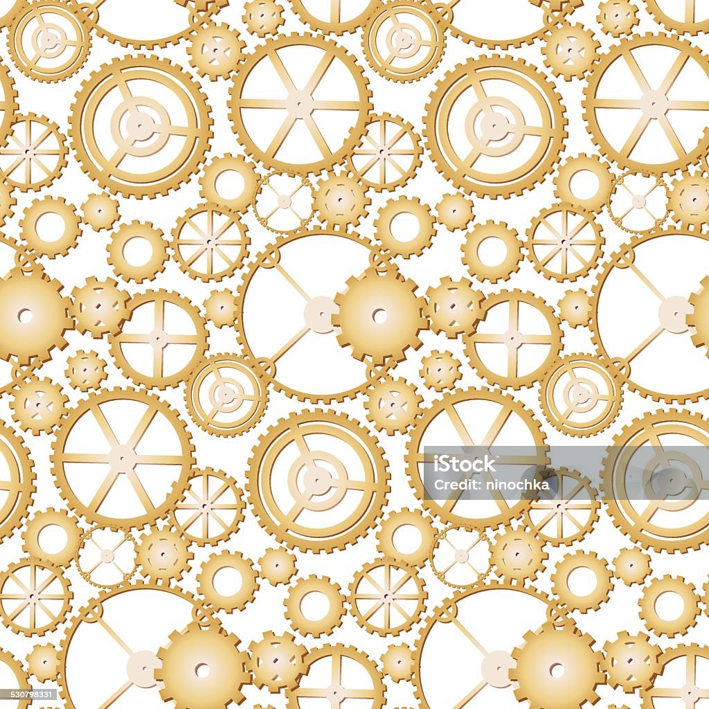 Gears Patchwork Pattern Gears Seamless Pattern Stock Illustration - Download Image Now - 2015 ...