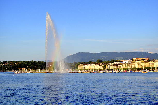 istock Jet D Eau Water Fountain Geneva 530799309