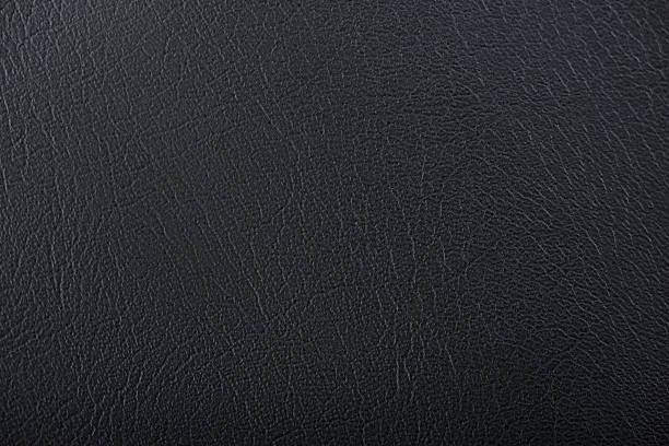 istock Seamless black natural leather background 530806178