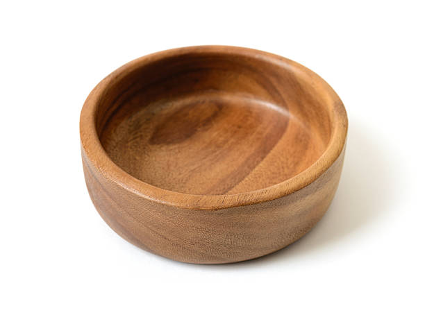 istock Cutout wooden bowl 530806646