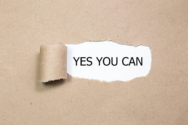 istock yes you can written under torn paper. 530807122
