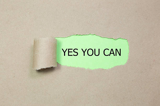 istock yes you can written under torn paper. 530807822