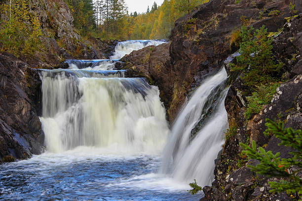 istock Kivach waterfall on the river Suna, Karelia, Russia 530808012