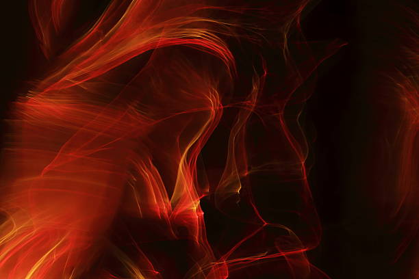 istock Trazas_de_luz_Rojiza 530808098