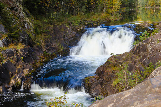 istock Kivach waterfall on the river Suna, Karelia, Russia 530808106