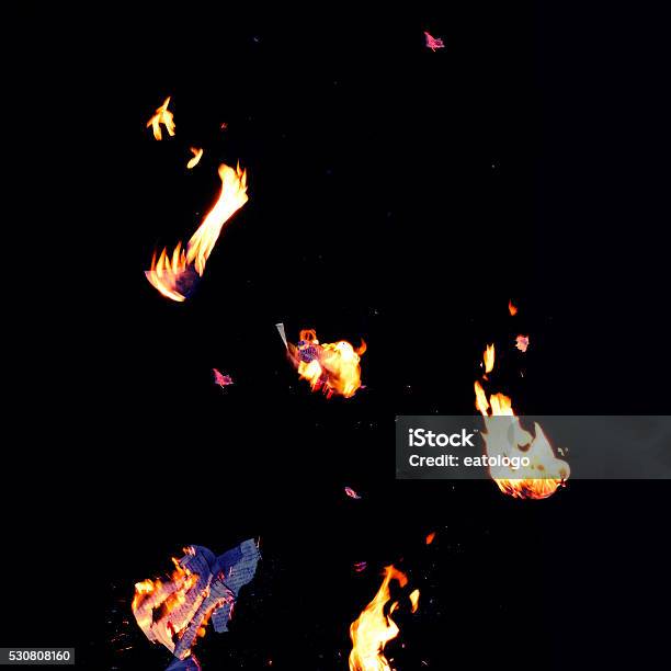 Vestiges Of The Past Stock Photo - Download Image Now - Paper, Burning, Newspaper