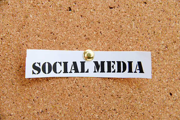 istock Written Social Media On Cork Board 530808294