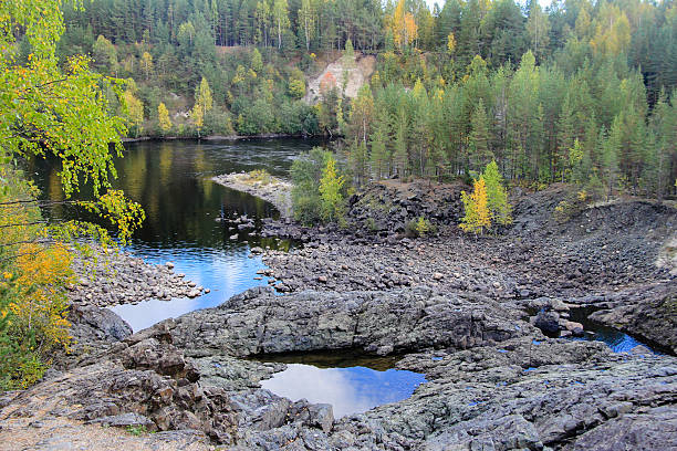 istock the ancient Girvas volcano crater in Karelia 530808356