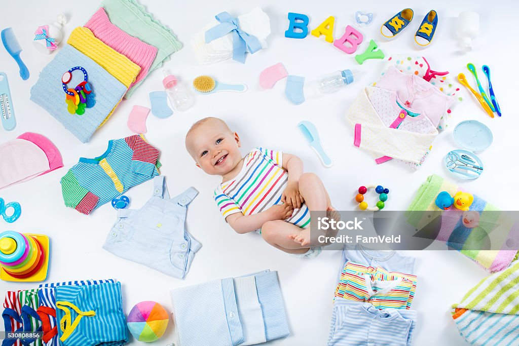 Baby items hi-res stock photography and images - Alamy