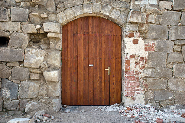 Wooden door