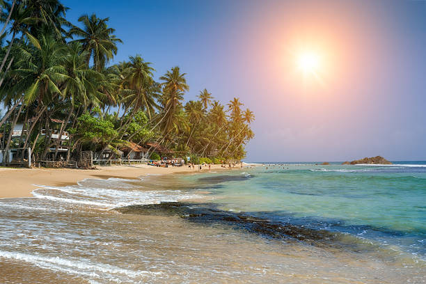 istock SRI LANKA.  Hikkaduwa's beach and night life make 530809822