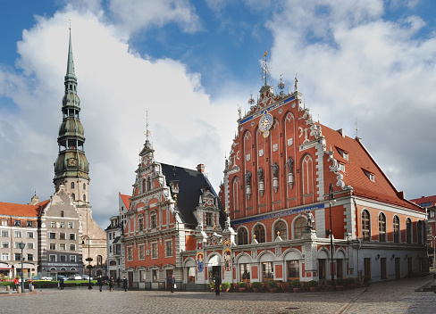 Town hall square in Riga. Latvia