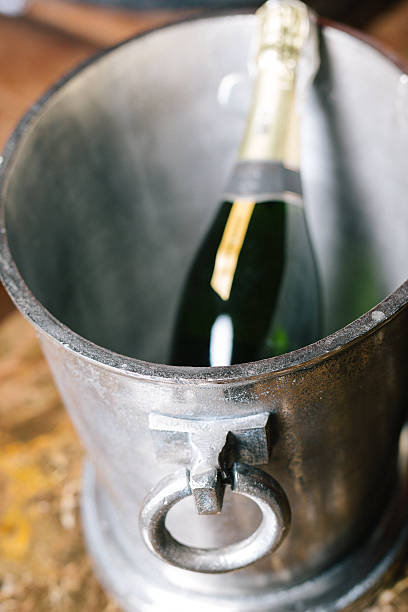 istock Champagne bucket in vintage room 530812944