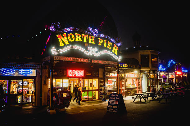 North Pier, Blackpool stock photo