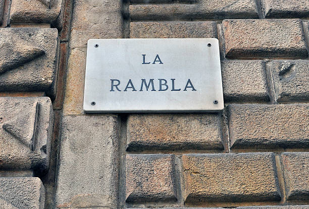 istock La Rambla sign in Barcelona 530813087