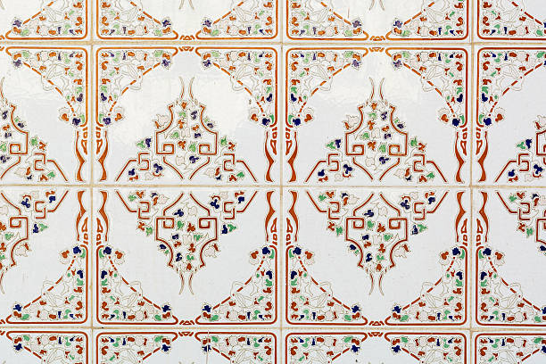 istock Tiled background with oriental ornaments 530813660